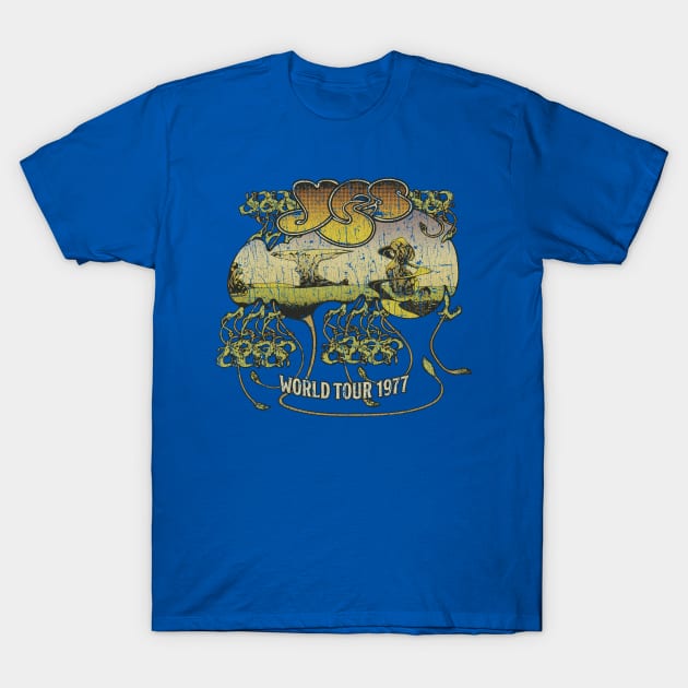 Yes World Tour 1977 T-Shirt by JCD666